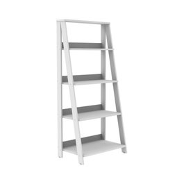 Hanah Home Estantería Blanca 60x180x45 cm Moderna Escandinava Tablero Melamina